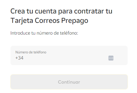 como activar la tarjeta correos prepago