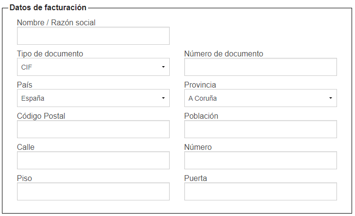 como pedir factura en Starbucks españa