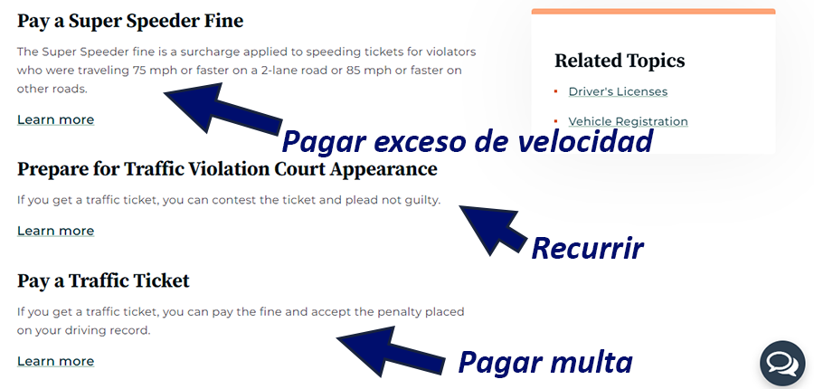 como verificar las multas de tránsito en georgia