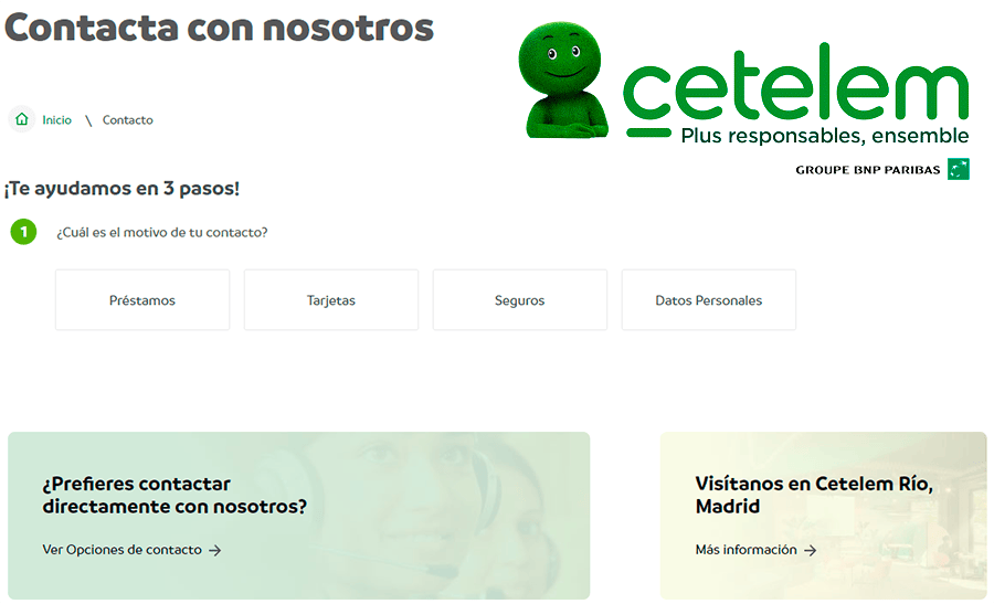 cetelem atención al cliente