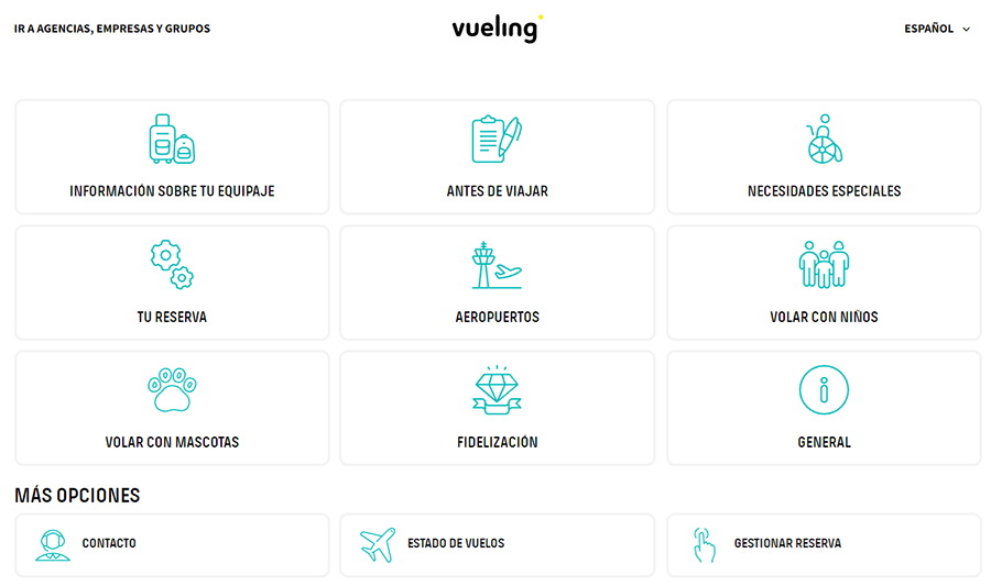 como contactar con vueling por teléfono