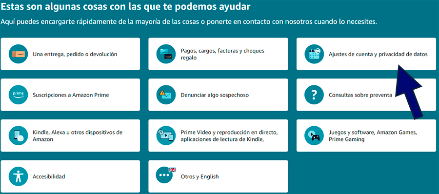 cómo se puede contactar con amazon por teléfono