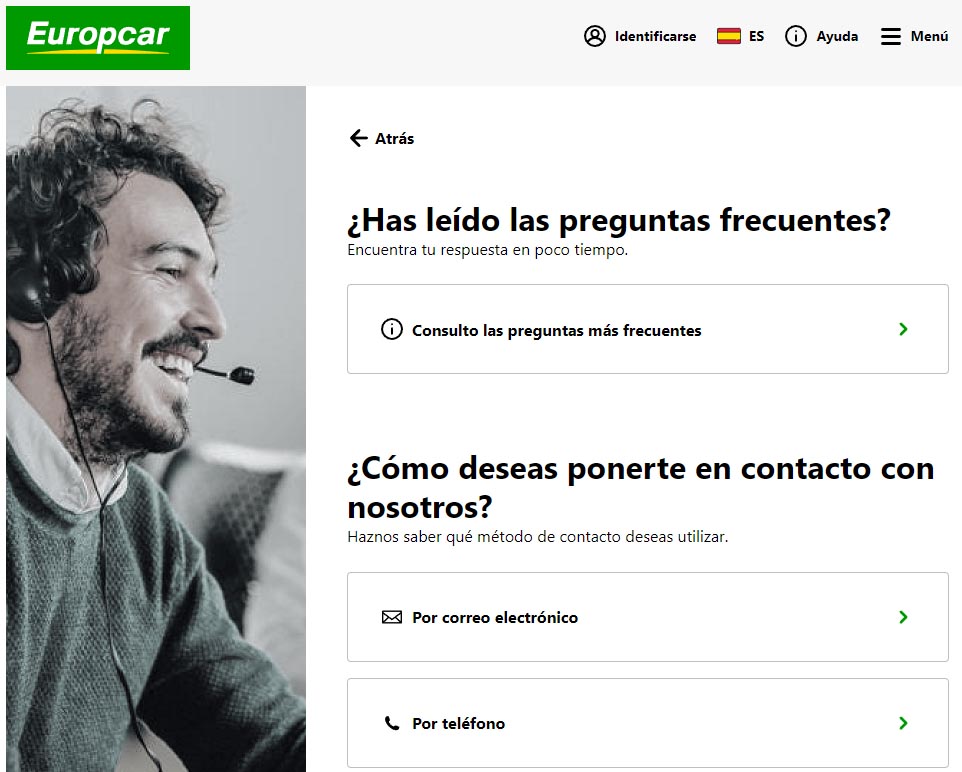 teléfono europcar gratuito