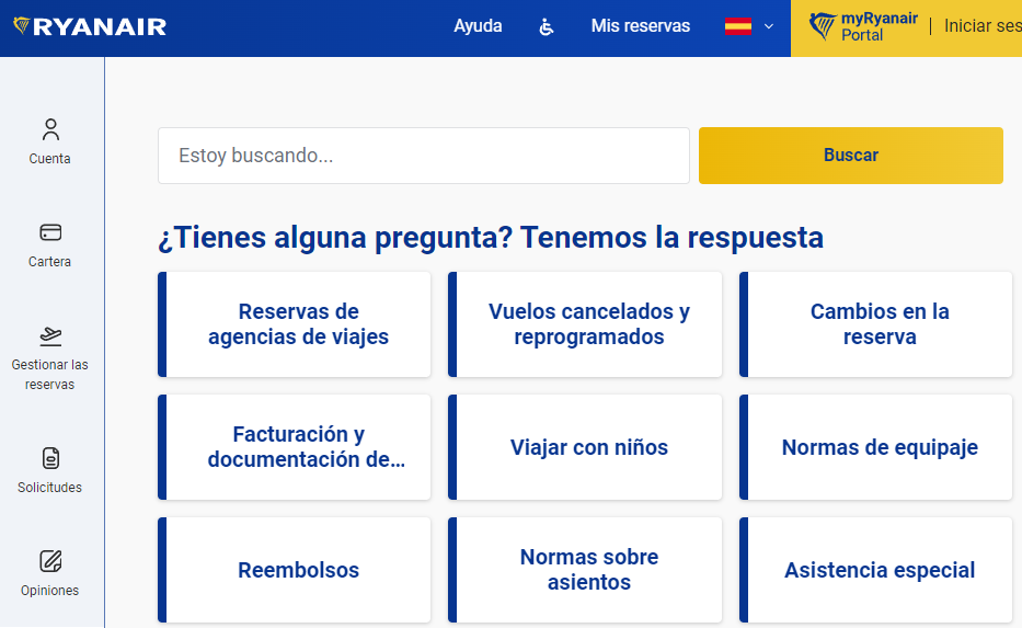 teléfono ryanair 24 horas gratis