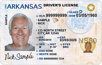 licencia de manejo en Arkansas