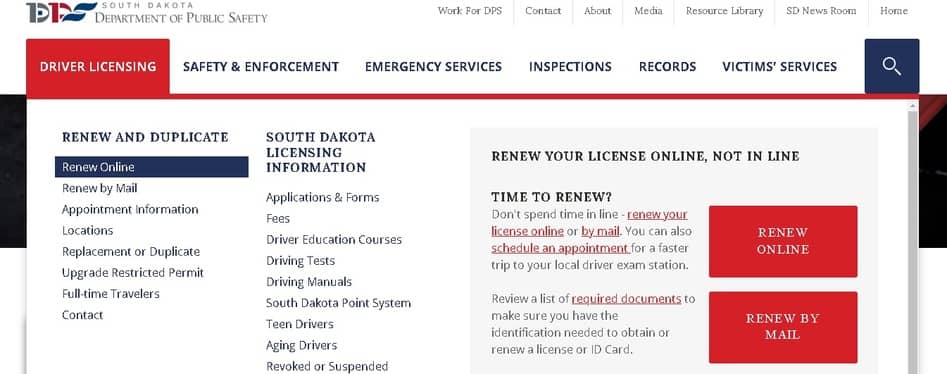 licencia de conducir en South Dakota